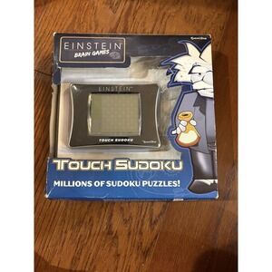 Einstein Excalibur Touch Sudoku Handheld Game Tested Works Model # E15329